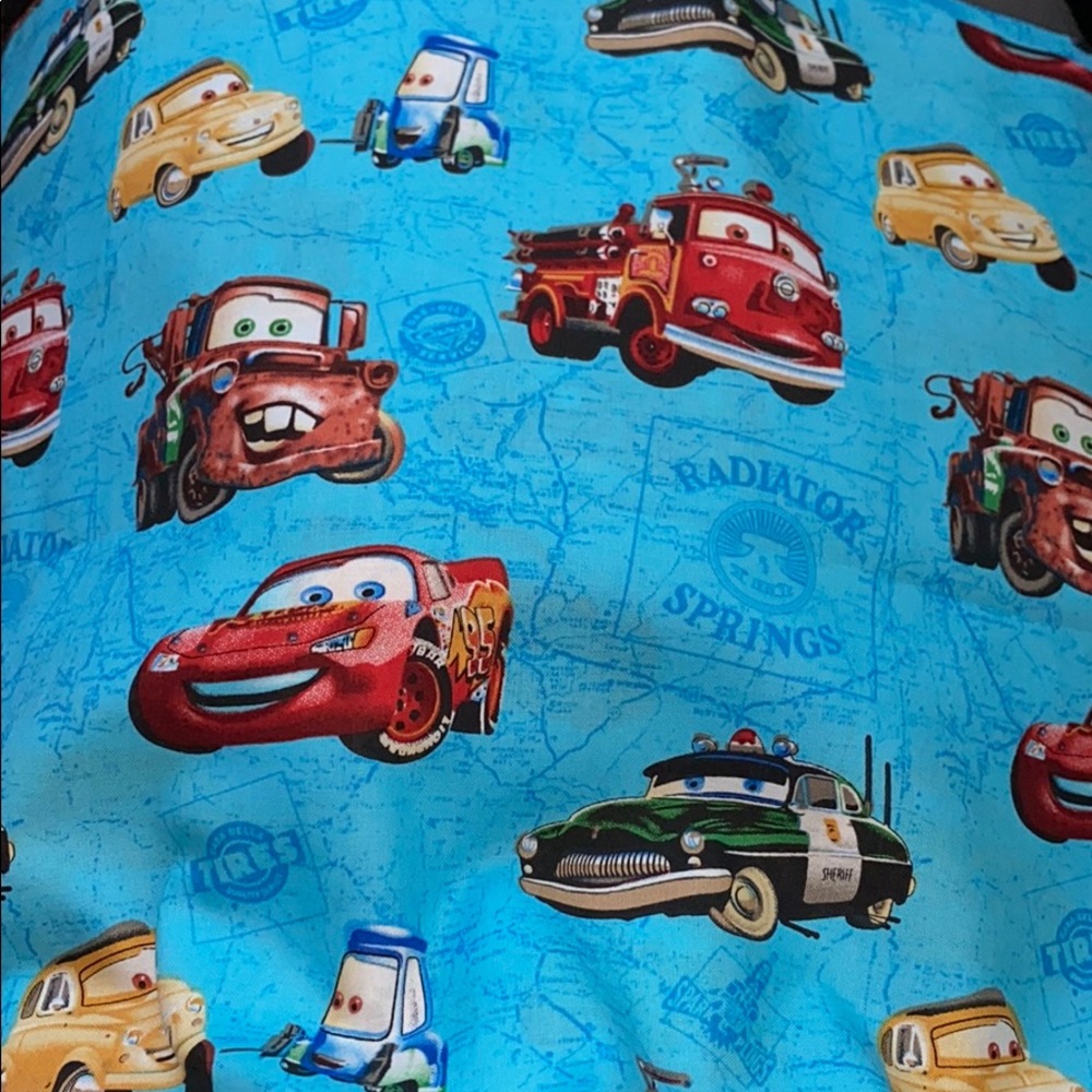 Cotton face mask, cars characters